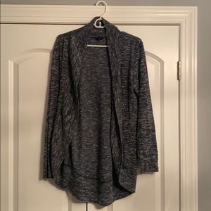 aeropostale blue black and white cardigan